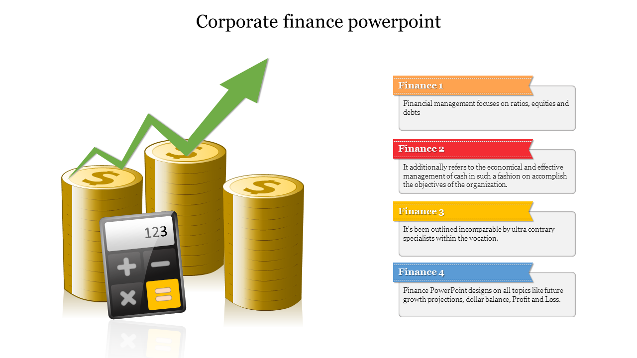 Free - Customized Corporate Finance PowerPoint Templates